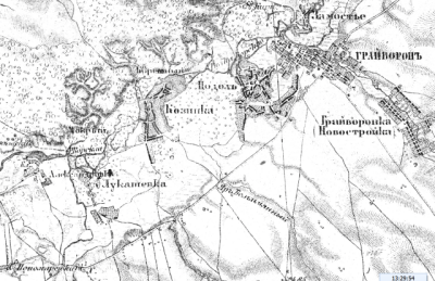 Карта 1911 г